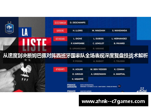 从速度到决断姆巴佩对阵西班牙国家队全场表现深度复盘技战术解析